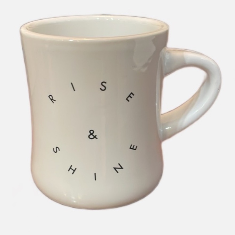 Morning Culture “Rise & Shine” Diner Style Coffee Mug